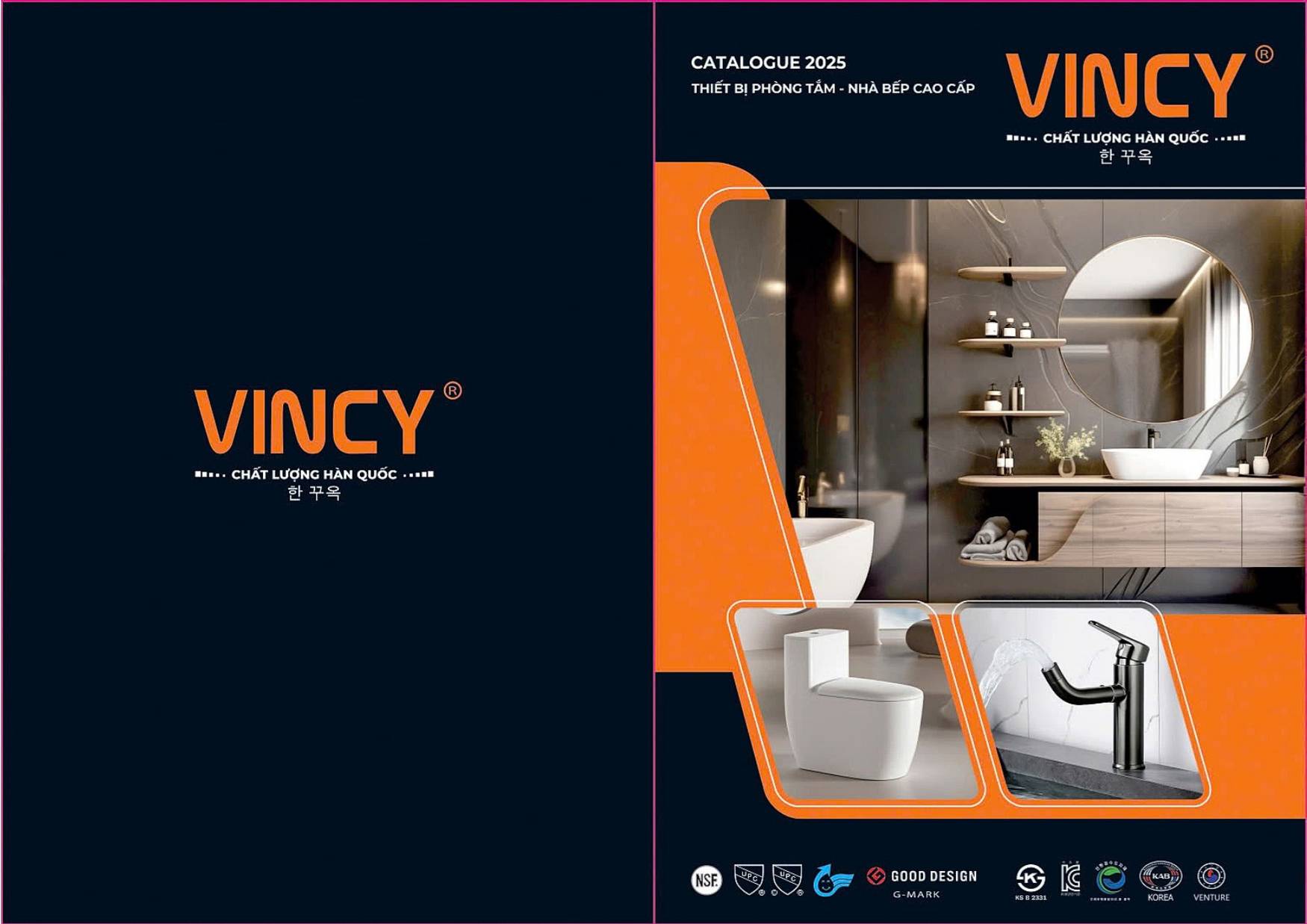 Thiết bị vệ sinh VINCY Catalogue và Bảng giá mới nhất 2025 /Page 1